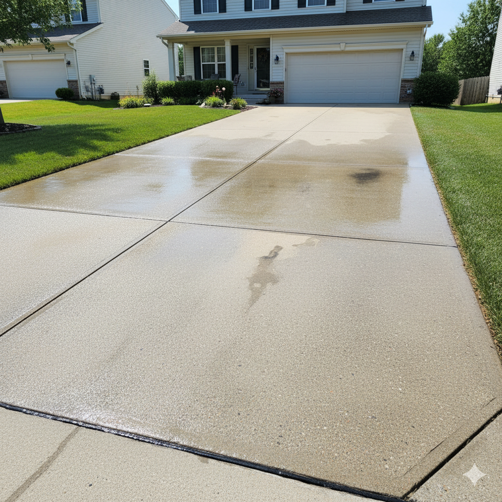 Driveway Cleaning - Professional service results